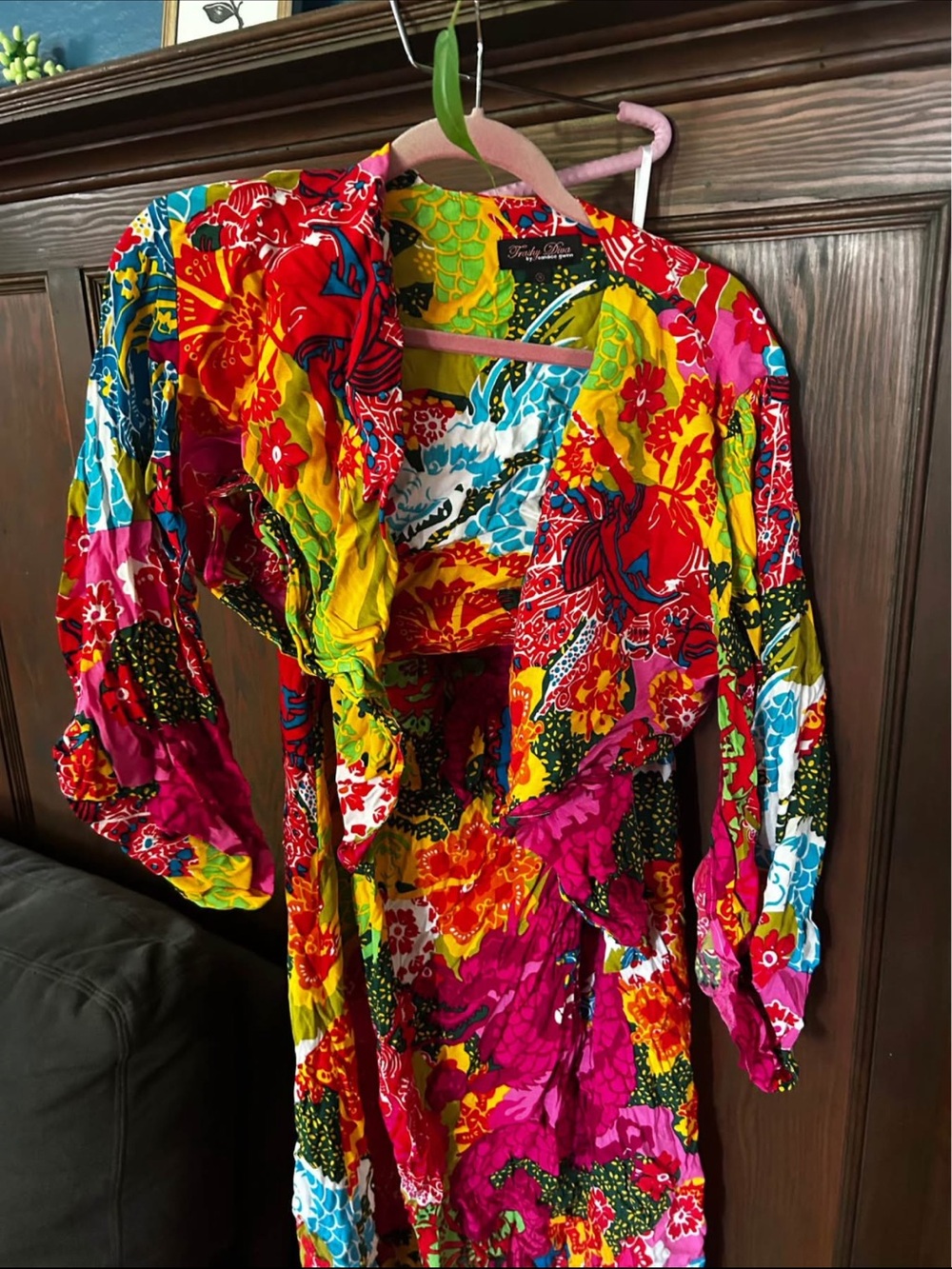 NWT Trashy Diva psychedelic dragons top and skirt size 14